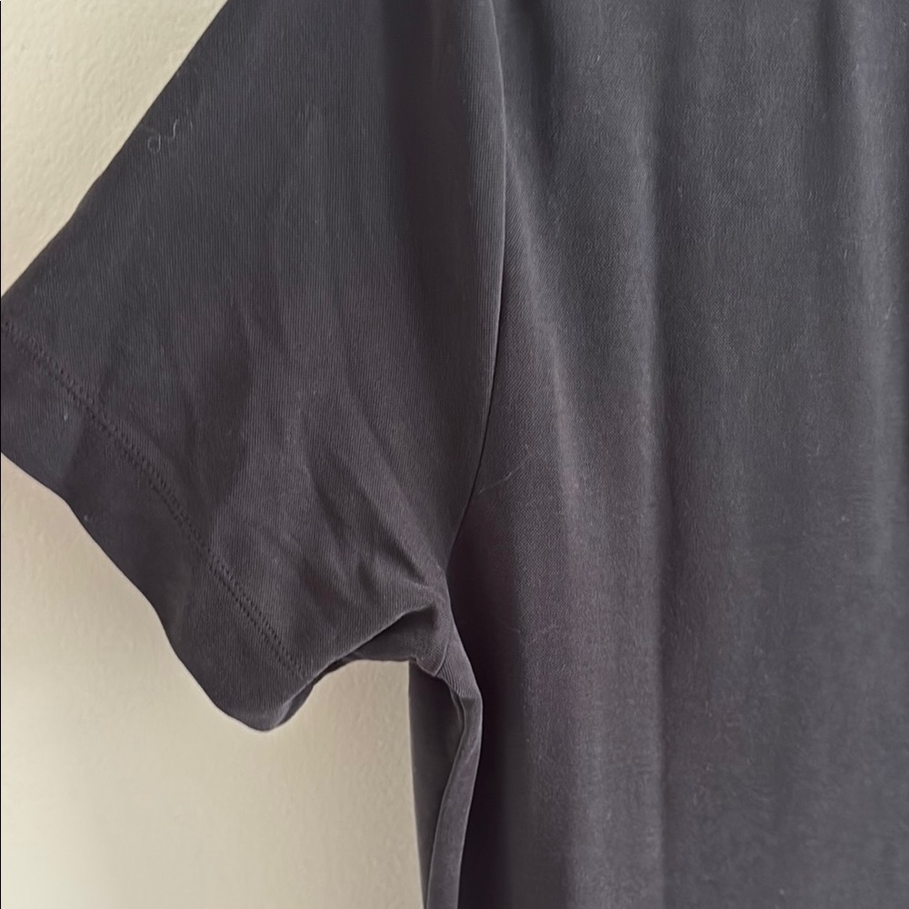 monki short sleeve washed black shift maxi dress - Picture 5 of 5